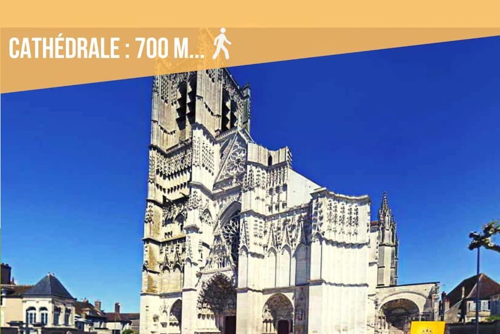 La Belle Pause - Studio Auxerre Proche Parking Kültér fotó