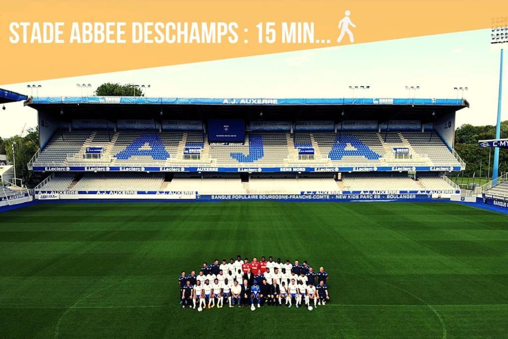 La Belle Pause - Studio Auxerre Proche Parking Kültér fotó