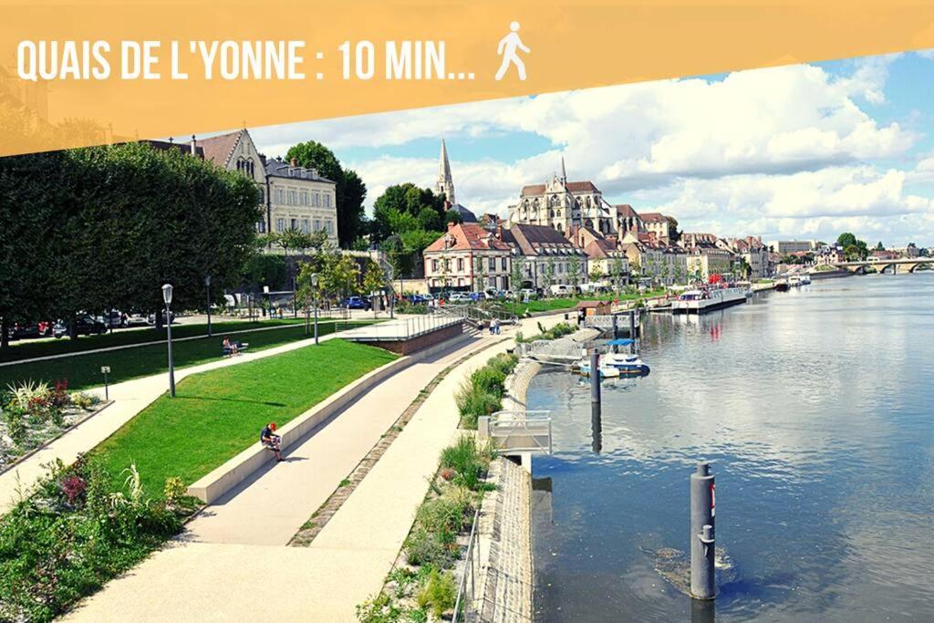 La Belle Pause - Studio Auxerre Proche Parking Kültér fotó
